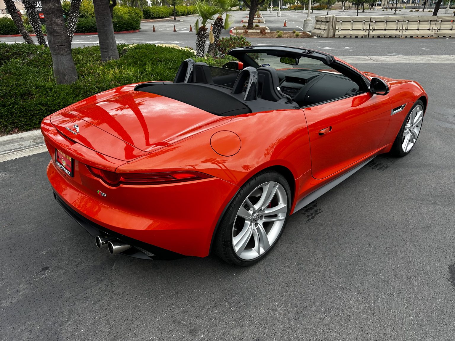 2014 Orange Jaguar F Type Convertible 1936
