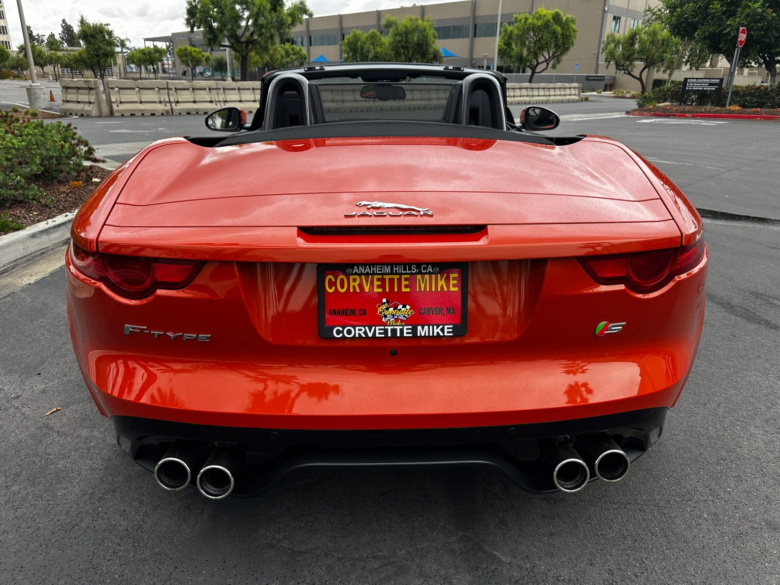 2014 Orange Jaguar F Type Convertible 1937