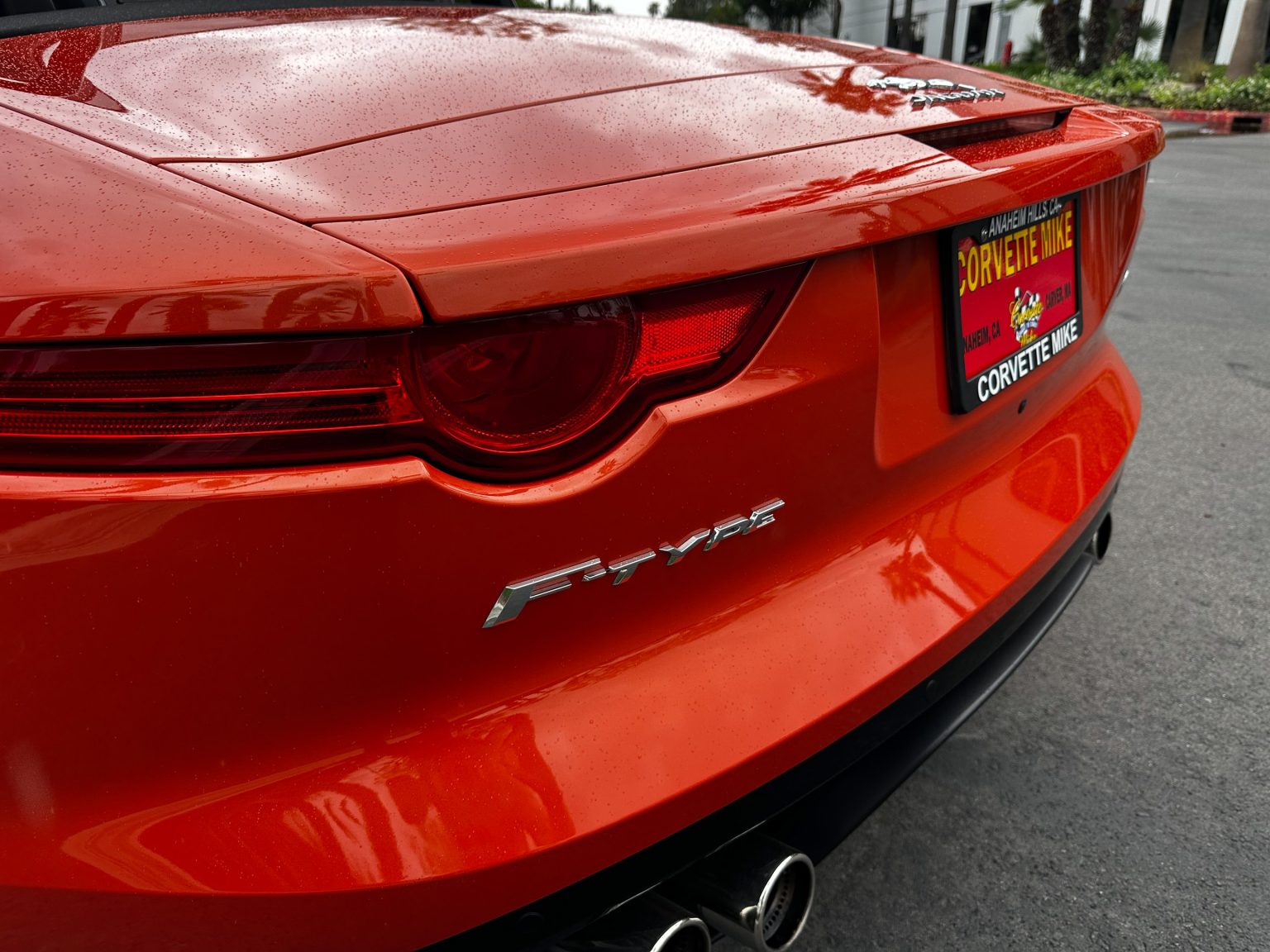 2014 Orange Jaguar F Type Convertible 1938