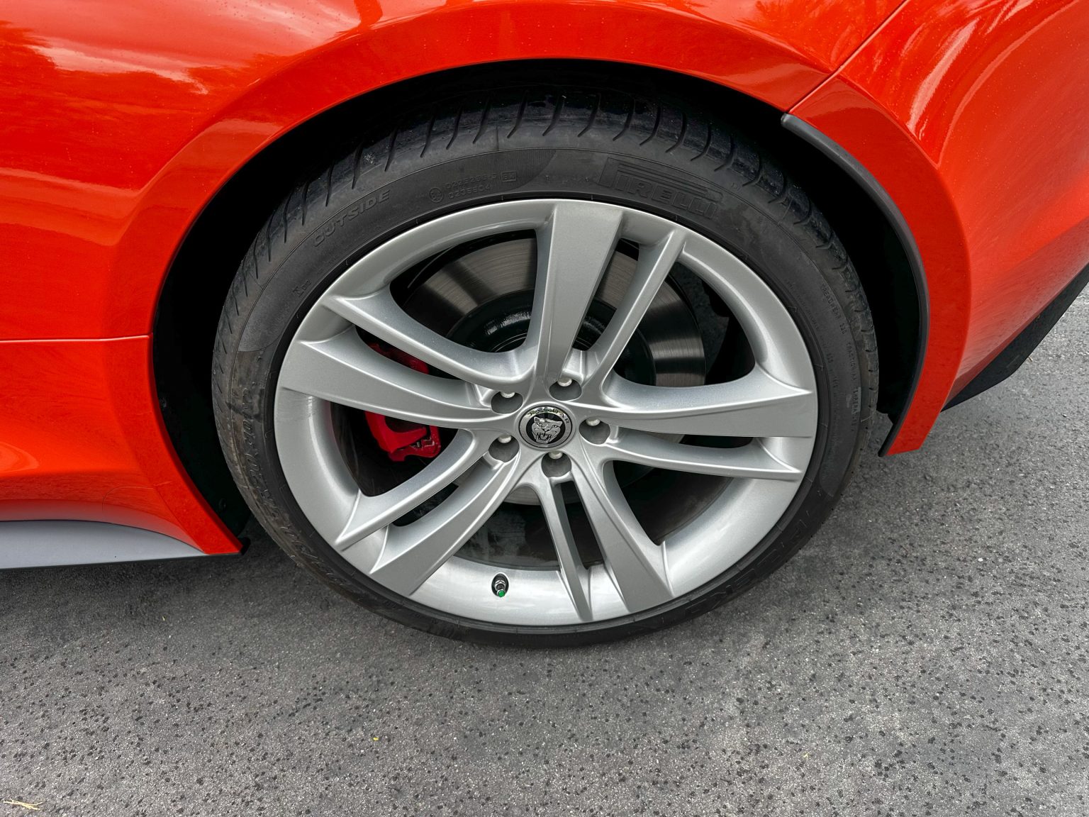 2014 Orange Jaguar F Type Convertible 1942