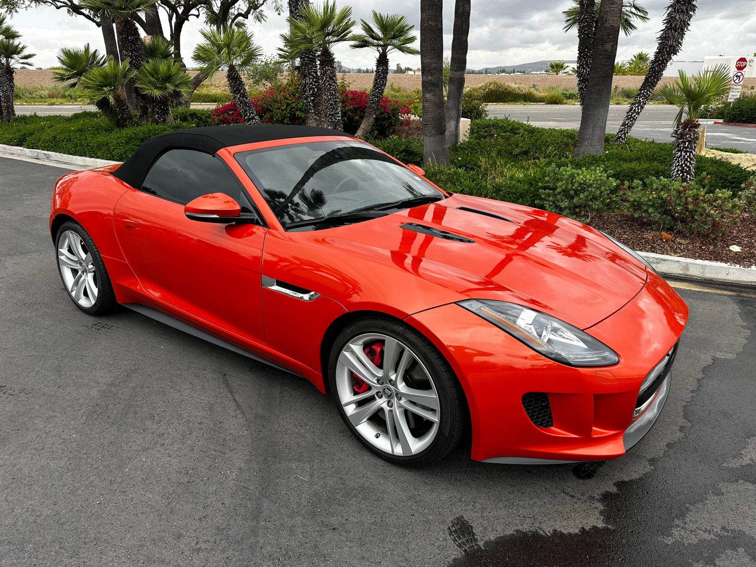 2014 Orange Jaguar F Type Convertible 1946