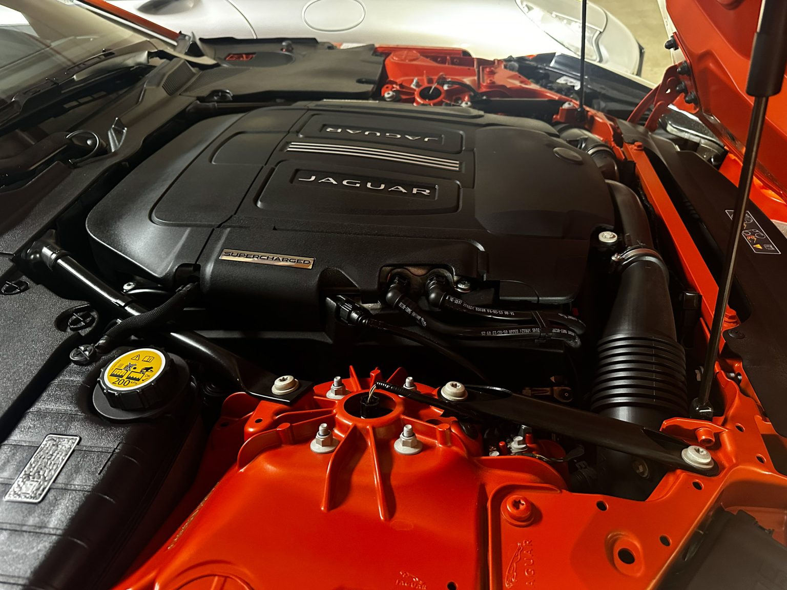 2014 Orange Jaguar F Type Convertible 1963