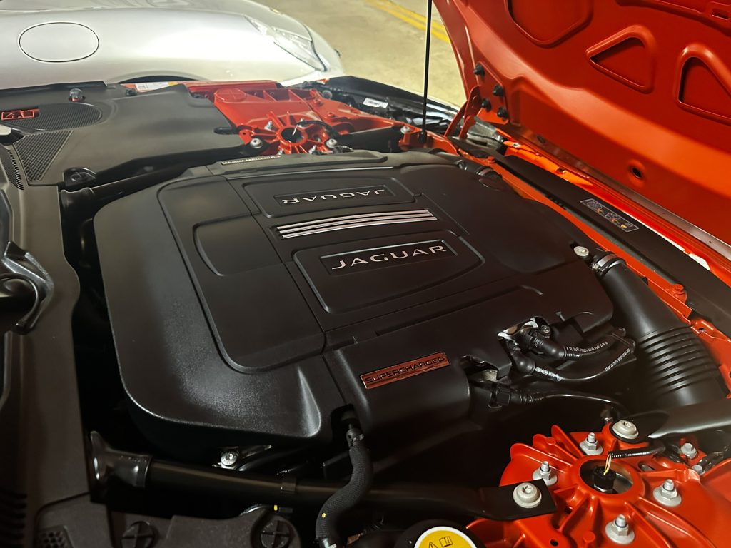 2014 Orange Jaguar F Type Convertible 1965