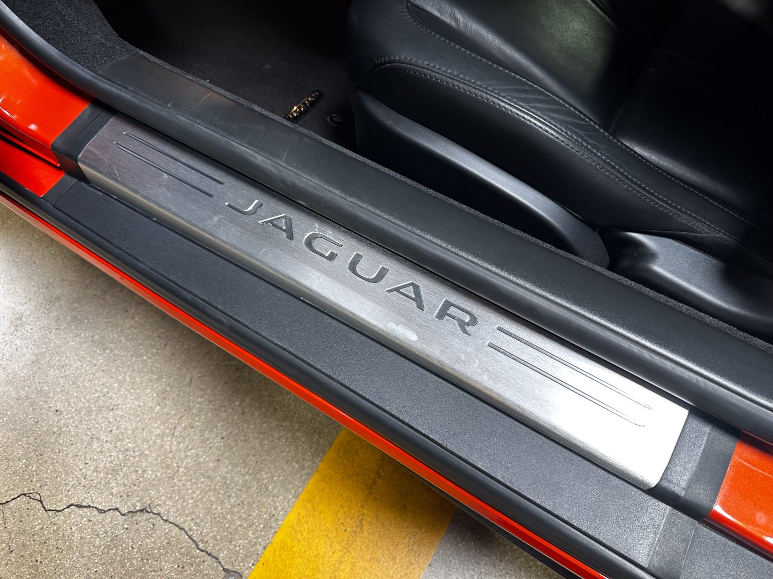 2014 Orange Jaguar F Type Convertible 2001