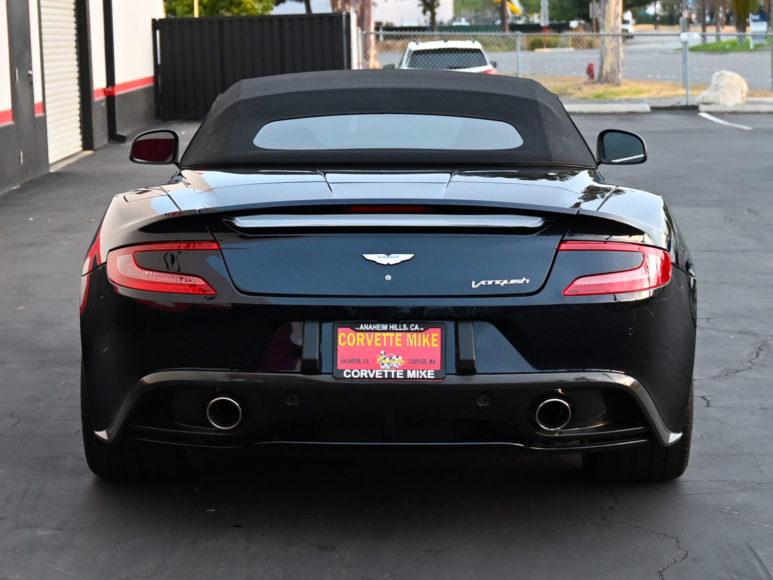 2016 Ultramarine Black Aston Martin Vanquish V12 Convertible 1498