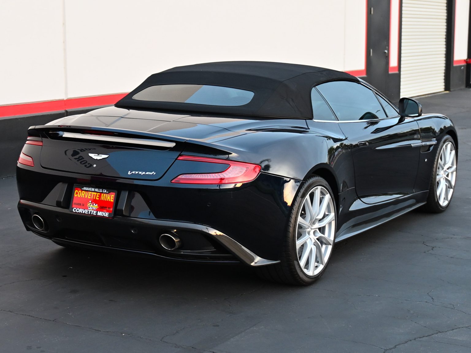 2016 Ultramarine Black Aston Martin Vanquish V12 Convertible 1501