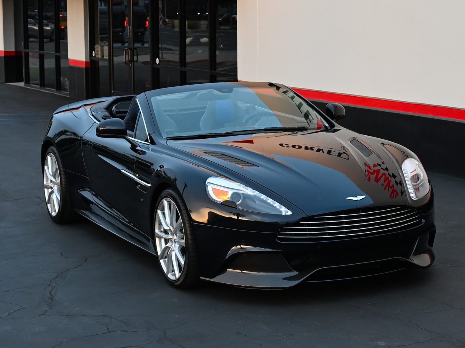 2016 Ultramarine Black Aston Martin Vanquish V12 Convertible 1562