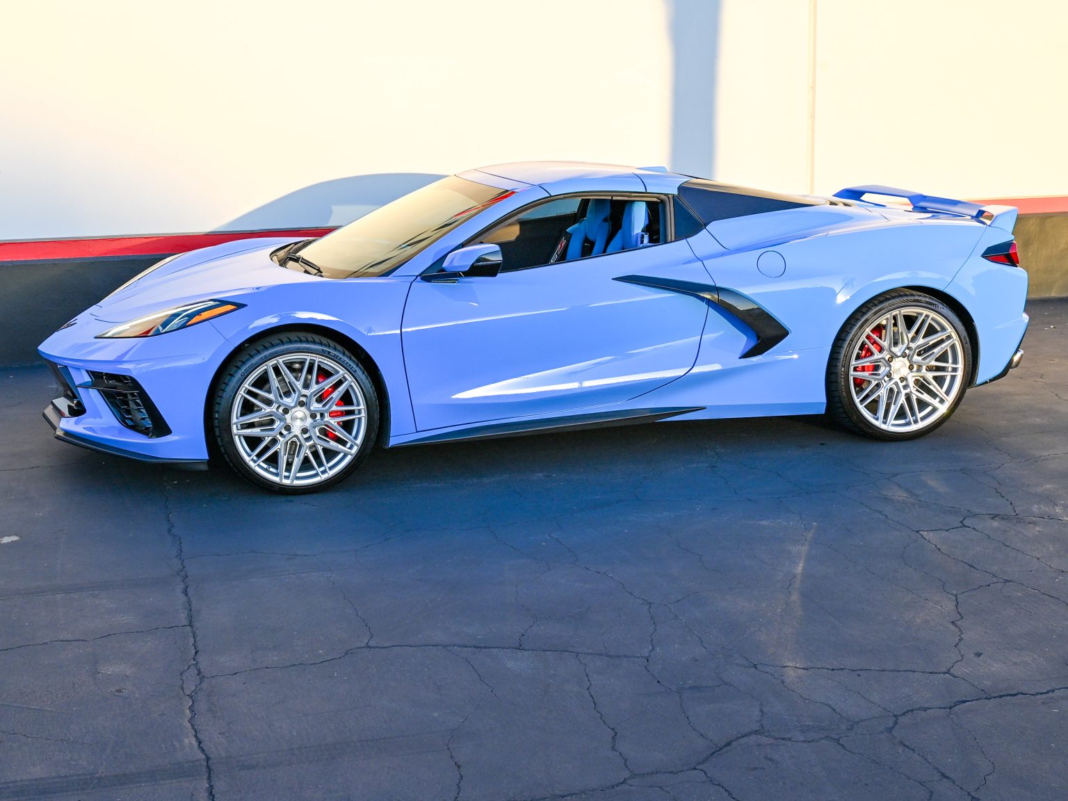 2022 Rapid Blue C8 Corvette Convertible 1717