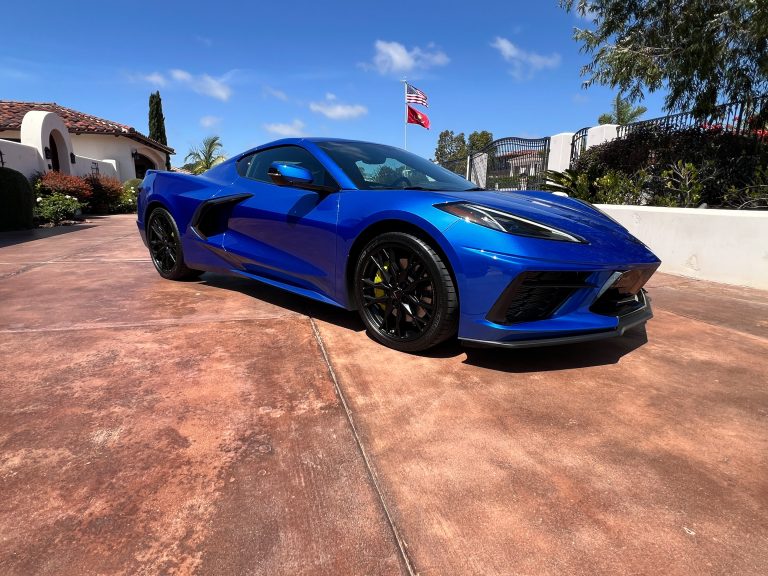 2023 Elkhart Lake Blue Metallic Corvette Coupe